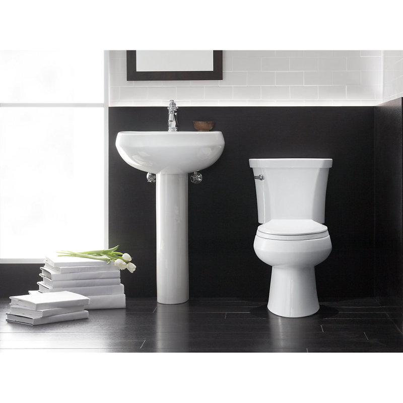 K39880,7,47 Kohler Wellworth™ 1.6 GPF Elongated TwoPiece Toilet